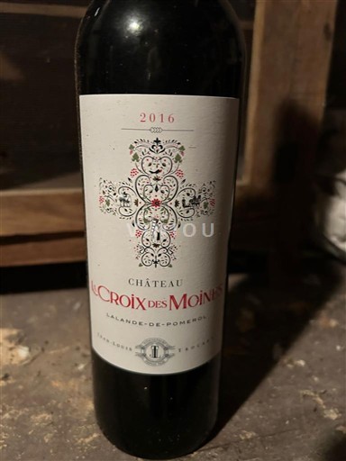 Bordo Lalande-de-Pomerol Domaine La Croix des Moines 2016