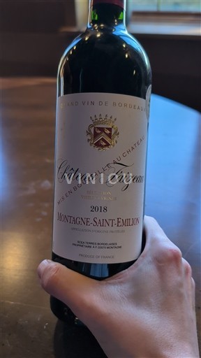 Bordéus Montagne-saint-émilion Château Faizeau 2018