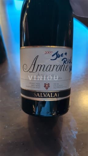 Vénétie Amarone della Valpolicella Salvalai 2007