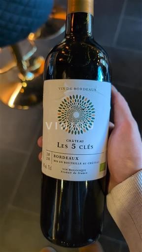 Bordeaux Château Les 5 Clés 2020