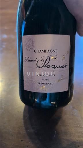 Šampanja Šampanjec Premier Cru Pascal Doquet Anthocyanes Neleten.