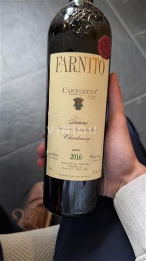 Toscana No especificado Carpineto Farnito Chardonnay 2016