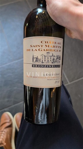 Languedoc Château Saint Martin de la Garrigue Bronzinelle 2014