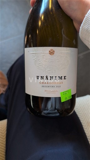 Mendoza Mascota Vineyards Unánime Chardonnay 2020