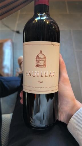 Bordeaux Pauillac Grand Cru Château Pedesclaux 2007