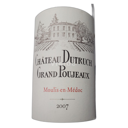 Burdeos Moulis-en-Médoc Château Dutruch Grand Poujeaux 2007