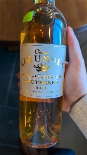 Bordeaux Sauternes Premier Cru Château Rieussec 2011