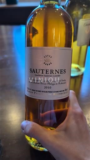 Bordeaux Sauternes Baron Philippe de Rothschild 2010