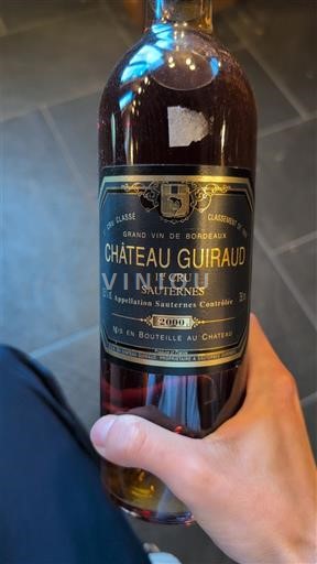 Bordeaux Sauternes Premier Cru Château Guiraud 2000