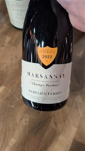 Borgonha Marsannay Aurélien Verdet Champ Perdrix 2022