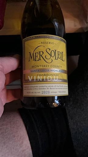 AVA californiennes Santa Lucia Highlands Mer Soleil Reserve 2020