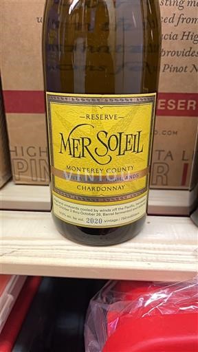 Kalifornialaiset AVA:t Santa Lucia Highlands Mer Soleil Reserve 2020