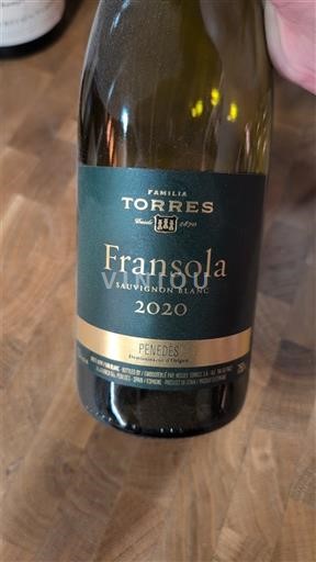 Catalonia Penedès Familia Torres Fransola 2020
