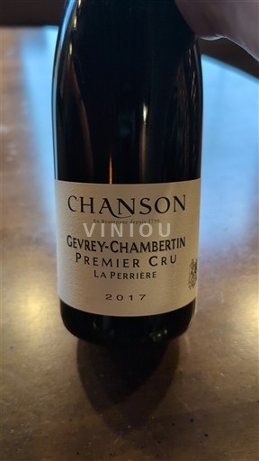 Bourgogne Gevrey-chambertin Premier Cru Domaine Chanson La Perrière 2017