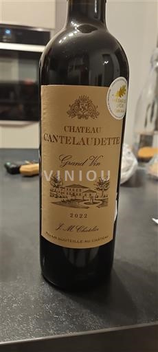 Bordeaux Graves-de-Vayres Château Cantelaudette Grand Vin 2022