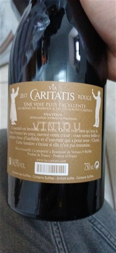 Valle del Ródano Ventoux Via Caritatis Une voie plus excellente 2017