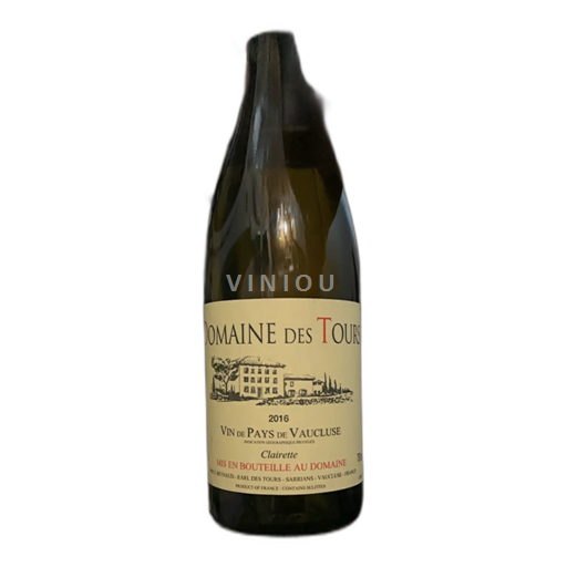Provence, hạ lưu Rhône, Corse Vaucluse Domaine Des Tours Clairette 2016