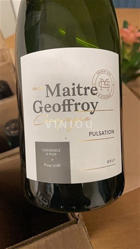 Champagne Sâm-panh Veuve Maître-Geoffroy Pulsation Không niên vụ