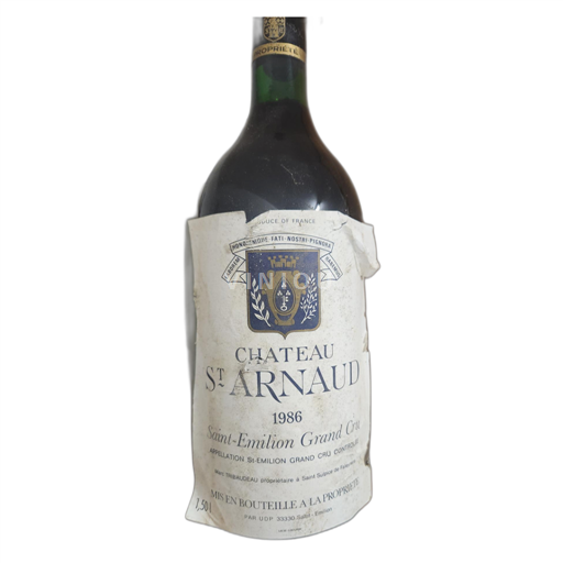 Bordeaux Saint-Émilion Grand Cru Château St. Arnaud 1986