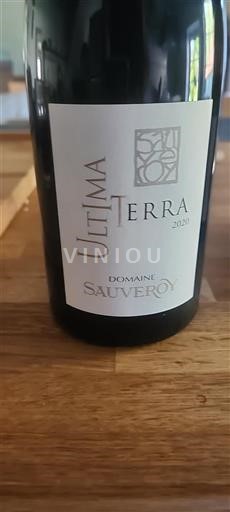 Thung lũng sông Loire Anjou Sauveroy Ultima Terra 2020