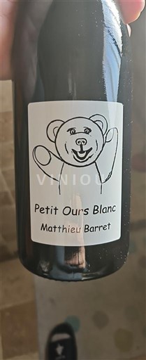 Vallée du Rhône Côtes-du-rhône Matthieu Barret Petit Ours Blanc 2024