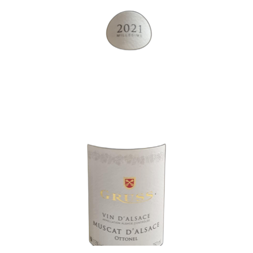 Alsace Muscat Gruss Muscat d'Alsace Ottonel 2021