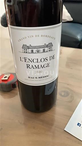 Bordeaux Haut-Médoc L'Enclos de Ramage 2010