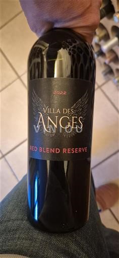 Лангедок и Русијон Окситански регион Villa des Anges Red Blend Reserve 2022