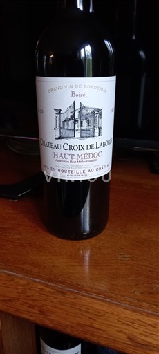 Bordeaux Haut-Médoc Château Croix de Laborde Boisé 2020
