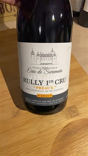 Burgundsko Nespecifikováno Premier Cru Château Monthelie - Eric de Suremain Préaux 2022
