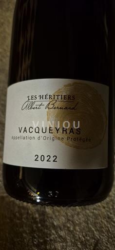 Rona dolina Vacqueyras Les Héritiers 2022