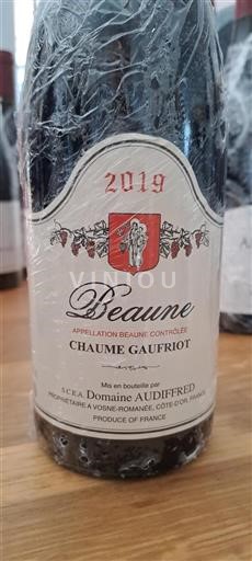 Bourgogne Beaune Domaine Audiffred CHAUME GAUFRIOT 2019