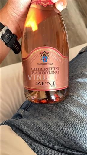 Veneto Bardolino Zeni Icke årgångsbetecknad