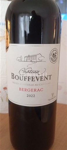 Sydväst Bergerac Domaine Bouffevent 2022