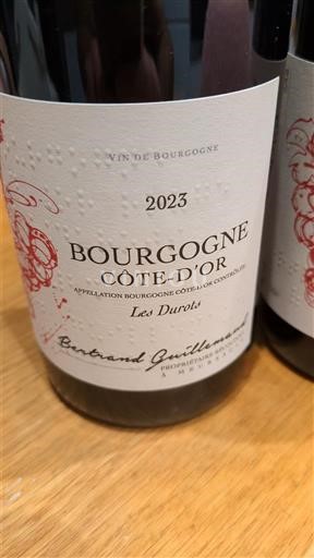 Bourgogne Bourgogne Côte d'Or Bertrand Guillemaud Les Durots 2023