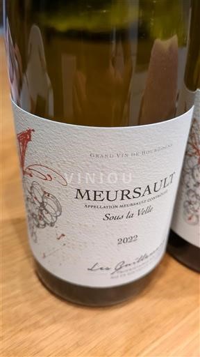 Borgoña Meursault Bertrand guillemot Sous la Velle 2022