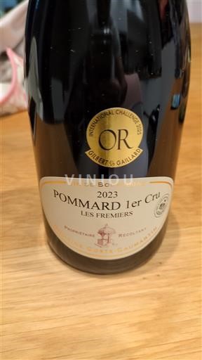 Bourgogne Pommard Premier Cru Domaine Coste-Caumartin Les Fremiers 2023