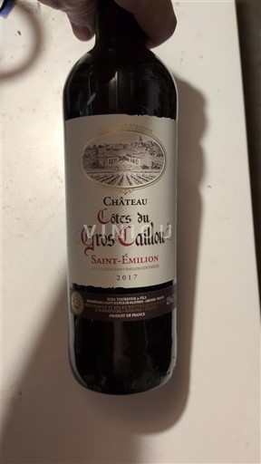 Bordeaux Saint-Émilion Château Côtes du Gros Caillou 2017