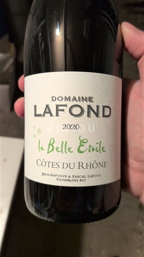 Rhône-dalen Côtes-du-Rhône Domaine Lafond La Belle Etoile 2020
