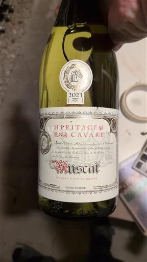 Rhônen laakso Rhône-laakso Héritage de Cavare Muscat 2021