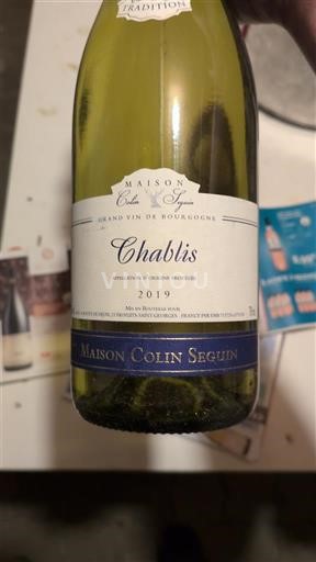 Burgundija Chablis Maison Colin Seguin 2019