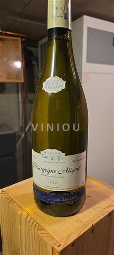 Burgundi Bourgogne Aligoté Maison Colin Seguin Tradition 2020