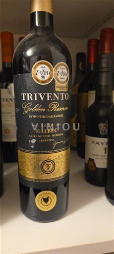 Mendoza Ni doloceno Trivento Golden Reserve 2020
