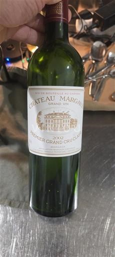 Bordéus Margaux Premier Grand Cru Classé Margaux Grand Vin 2002