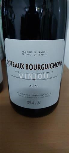 Bourgogne Bourgognebackar Coteaux Bourguignons 2023