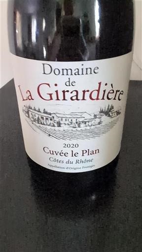 Rhône Valley Côtes-du-Rhône Domaine La Girardiere le Plan 2020