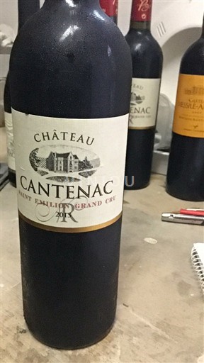 Bordeaux Saint-Émilion Grand Cru Château Cantenac 2015
