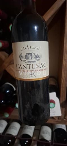 Bordeaux Saint-Émilion Grand Cru Château Cantenac 2015
