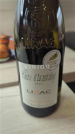 Rhônen laakso Lirac Les Hauts Acantalys 2024