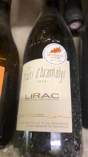 Rhône-dalen Lirac Les Hauts Acantalys 2024